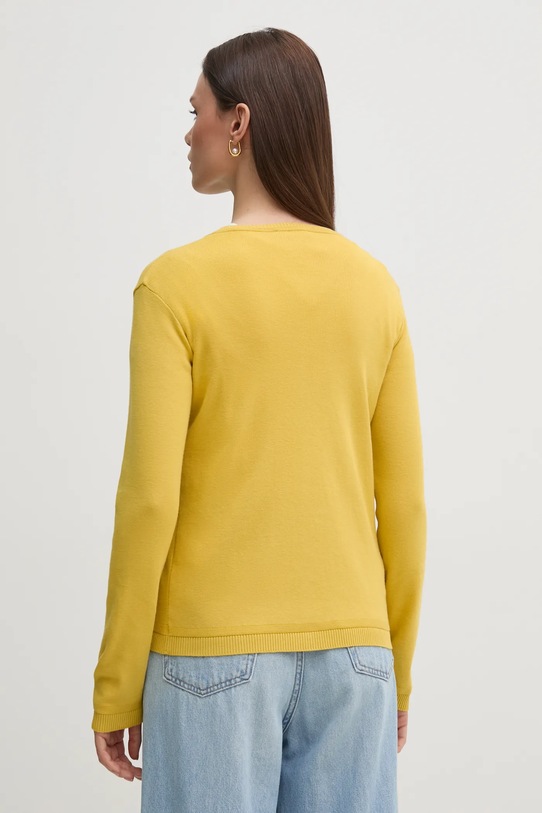 Abbigliamento United Colors of Benetton cardigan in cotone 1091D5558 giallo