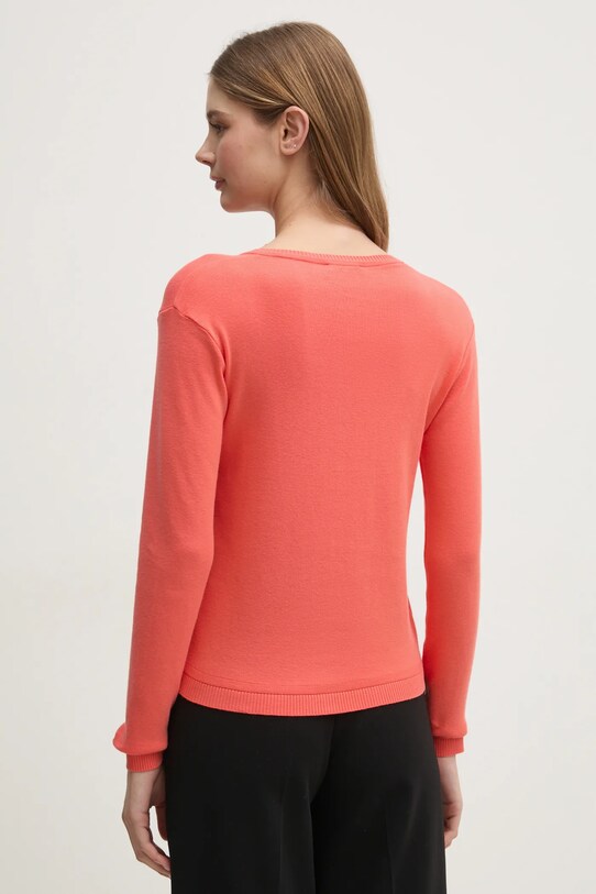 Îmbrăcăminte United Colors of Benetton cardigan din bumbac 1091D5558 portocaliu