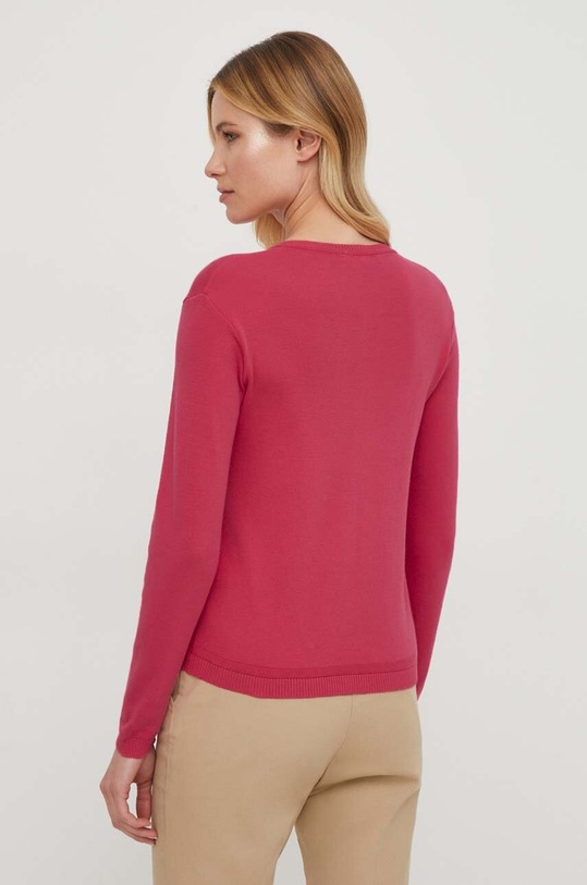 Odzież United Colors of Benetton kardigan bawełniany 1091D5558 różowy