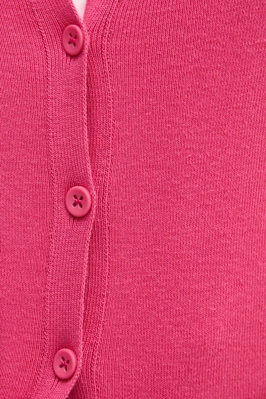 United Colors of Benetton cardigan din bumbac 1091D5558 roz
