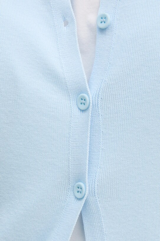 United Colors of Benetton cardigan din bumbac 1091D5558 albastru