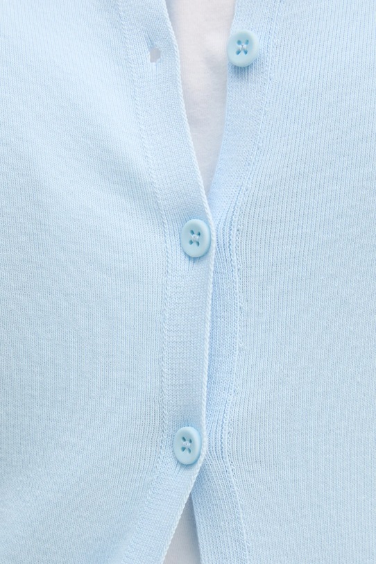 Bavlněný kardigan United Colors of Benetton 1091D5558 modrá