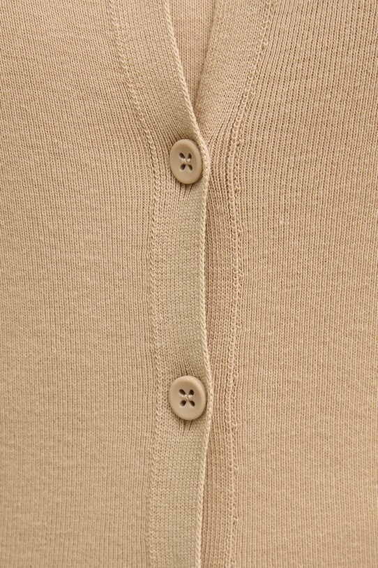 United Colors of Benetton cardigan din bumbac 1091D5558 bej