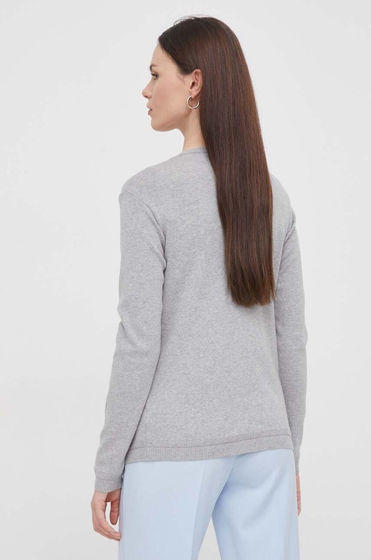 Odzież United Colors of Benetton kardigan bawełniany 1091D5558 szary