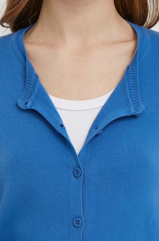 United Colors of Benetton kardigan bawełniany niebieski 1091D5558