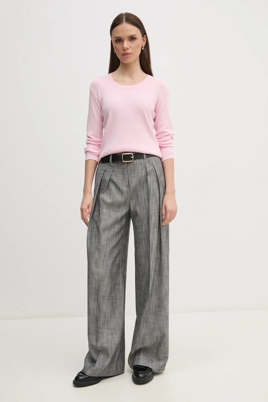 Bavlněný svetr United Colors of Benetton 1091D1M08 růžová SS25