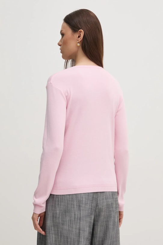 Oblečení Bavlněný svetr United Colors of Benetton 1091D1M08 růžová