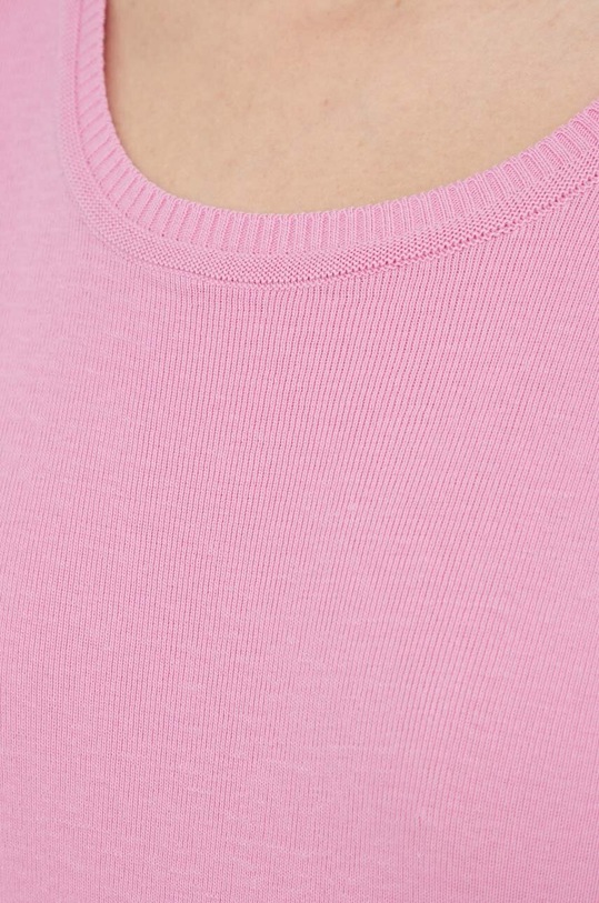 Îmbrăcăminte United Colors of Benetton pulover de bumbac 1091D1M08 roz