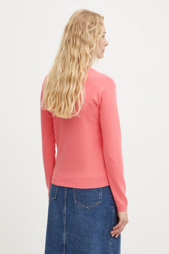 Odzież United Colors of Benetton sweter bawełniany 1091D1M08 różowy
