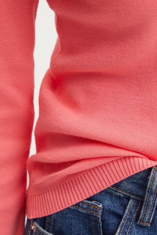 United Colors of Benetton sweter bawełniany 1091D1M08 różowy