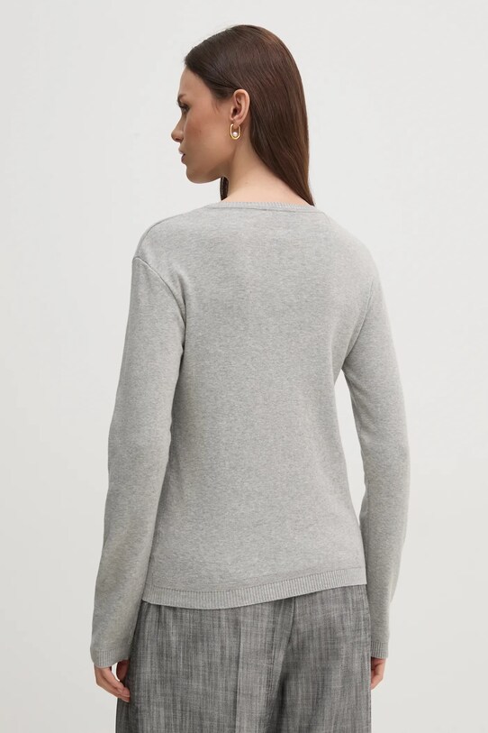 Odzież United Colors of Benetton sweter bawełniany 1091D1M08 szary
