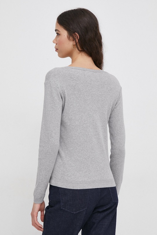 Odzież United Colors of Benetton sweter bawełniany 1091D1M08 szary