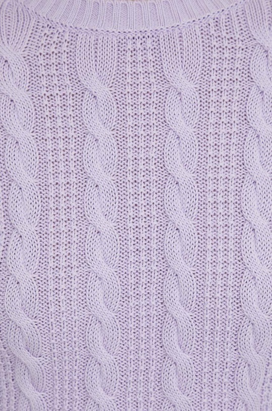 United Colors of Benetton sweter bawełniany 1594D108W fioletowy