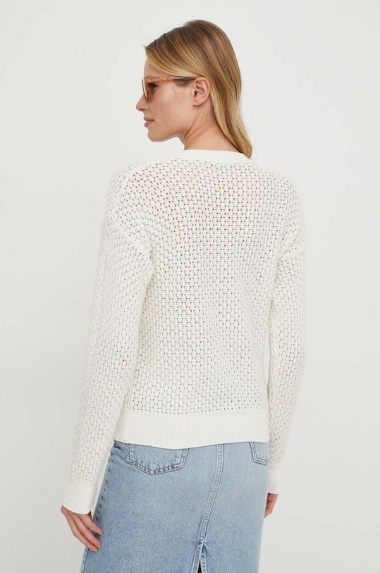 Odzież United Colors of Benetton sweter bawełniany 1077D108V beżowy