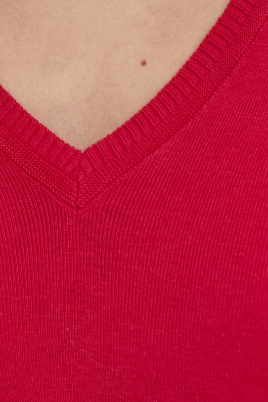 United Colors of Benetton sweter bawełniany 1091D4625 różowy
