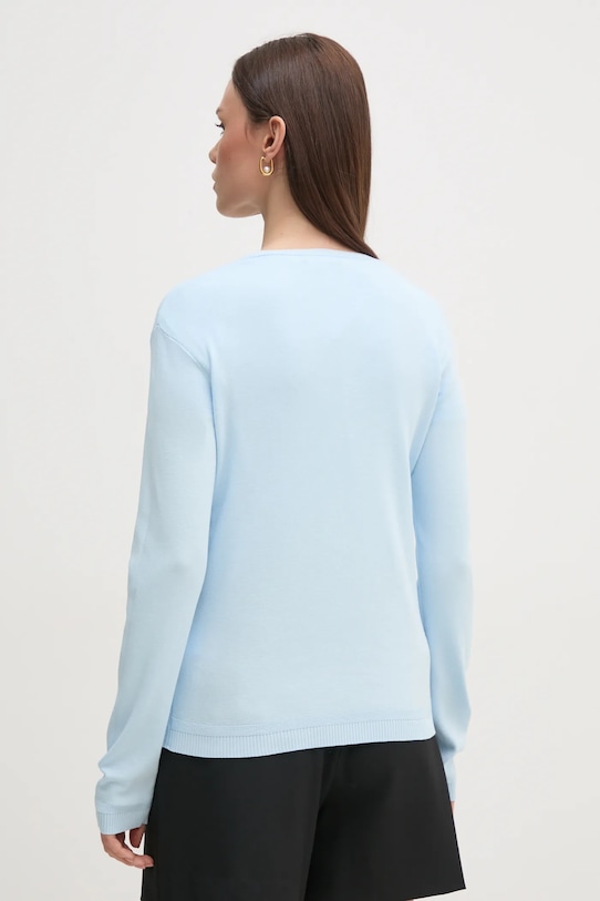 Odzież United Colors of Benetton sweter bawełniany 1091D4625 niebieski