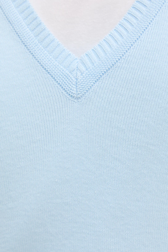 United Colors of Benetton sweter bawełniany 1091D4625 niebieski