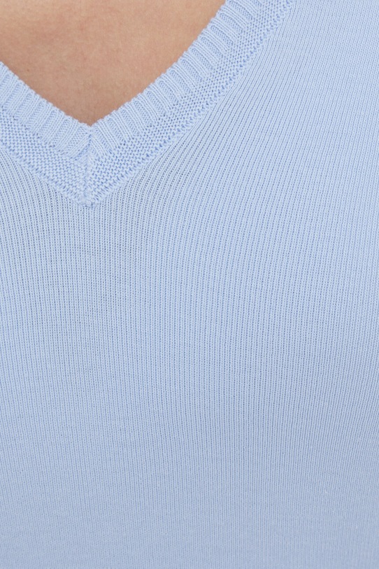 United Colors of Benetton sweter bawełniany 1091D4625 niebieski