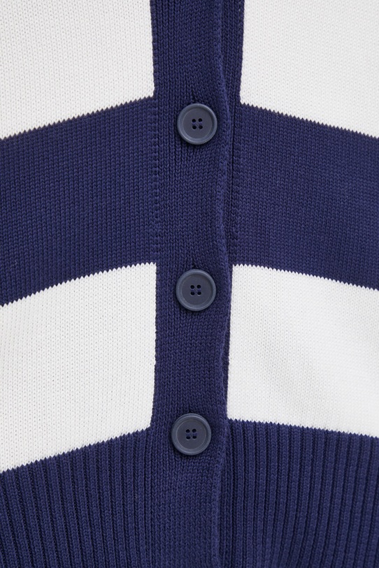 United Colors of Benetton kardigan bawełniany 1494E6035 granatowy