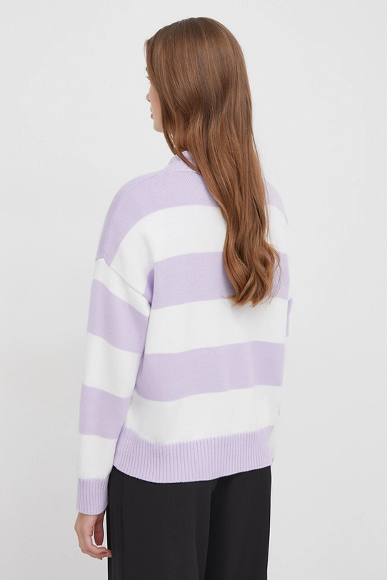 Îmbrăcăminte United Colors of Benetton pulover de bumbac 1494E105J violet