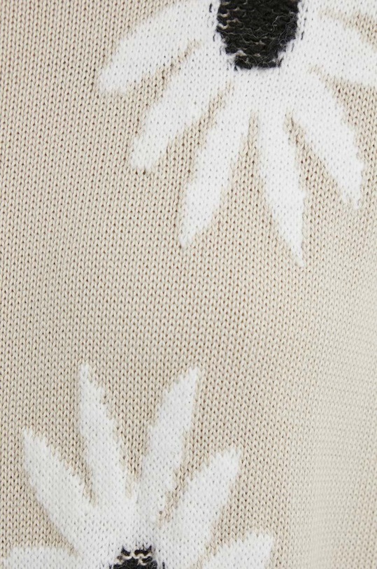 Μάλλινη μπλουζα United Colors of Benetton 1194E108Y μπεζ