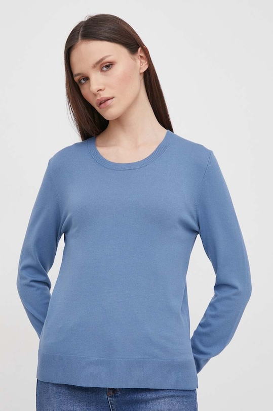 Sisley sweter pozostałe niebieski 14ETM100F