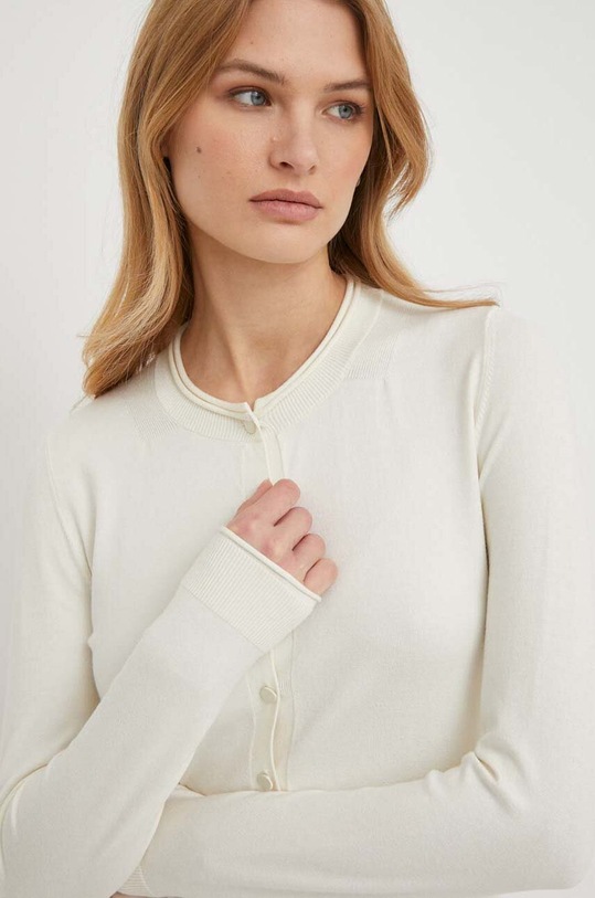 Kardigan Sisley tenká béžová 14ETM5203