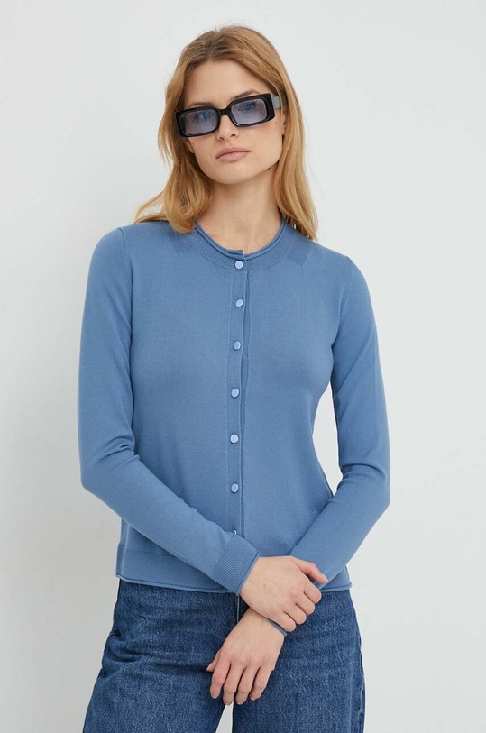 Sisley kardigan pozostałe niebieski 14ETM5203