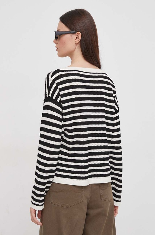 Odzież Sisley sweter 14ETL104D czarny