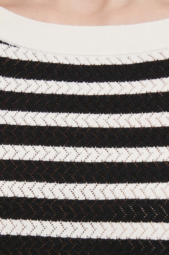 Sisley sweter 14ETL104D czarny