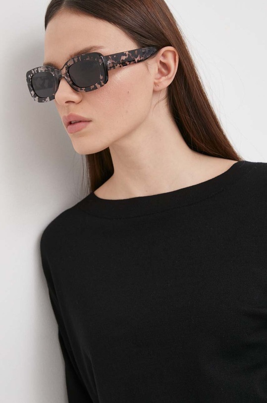 Sisley pulover subtiri negru 14ETM103J