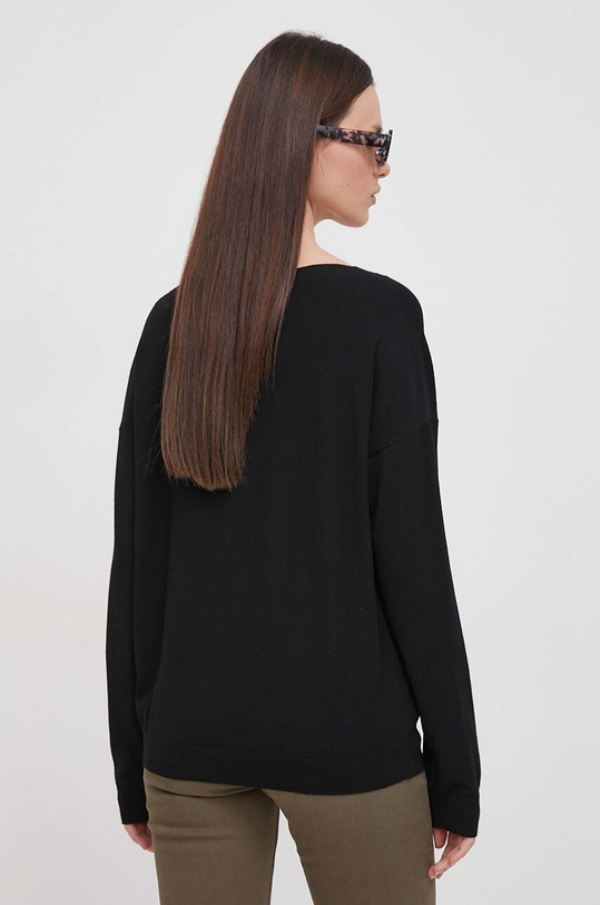 Îmbrăcăminte Sisley pulover 14ETM103J negru