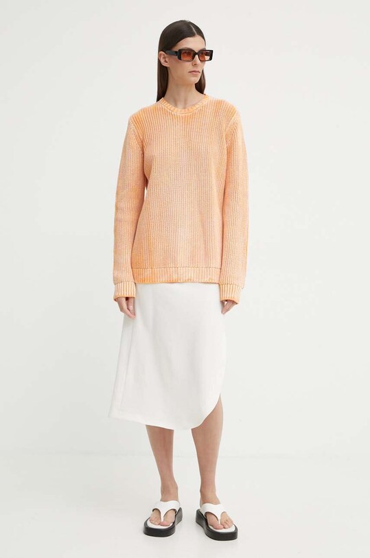 Résumé pulover de bumbac AtlasRS Knit Pullover Unisex 20371116 portocaliu SS24