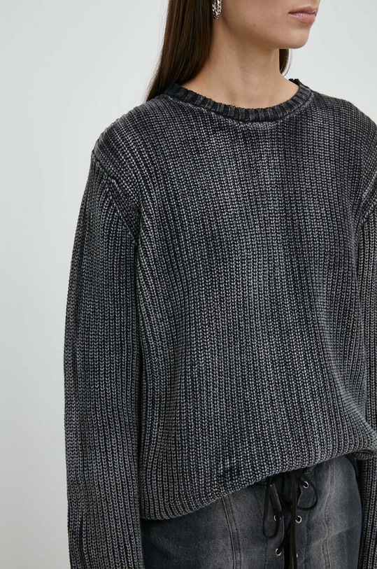 Résumé sweter bawełniany AtlasRS Knit Pullover Unisex 20371116 czarny