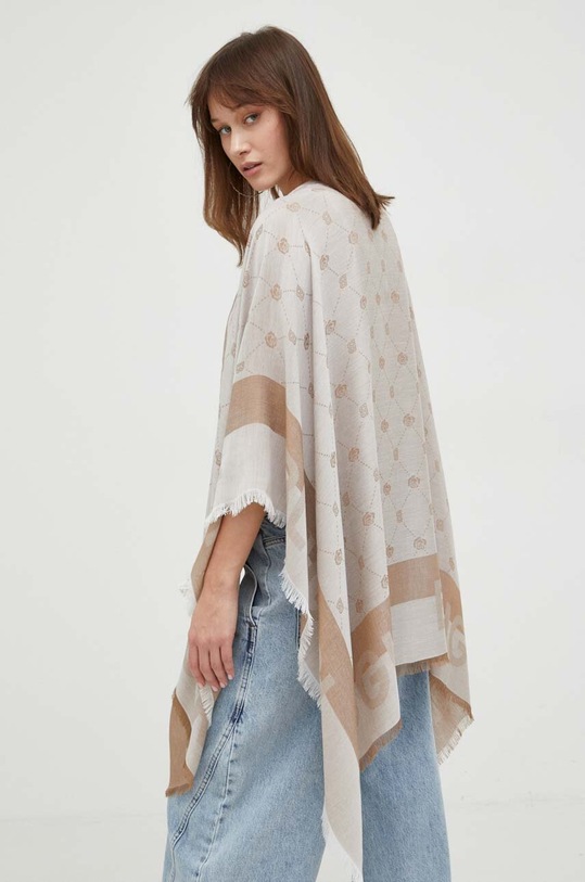 Odzież Blugirl Blumarine poncho PA4008.T0300 beżowy