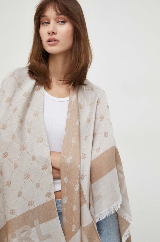 Blugirl Blumarine poncho PA4008.T0300 beżowy