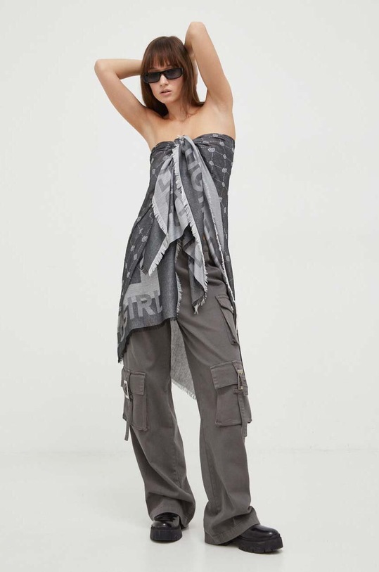 Blugirl Blumarine poncho PA4008.T0300 nero SS24