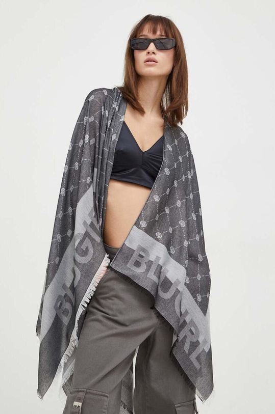 Blugirl Blumarine poncho nero PA4008.T0300