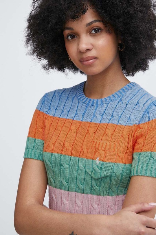 Polo Ralph Lauren maglione in cotone multicolore 211935307