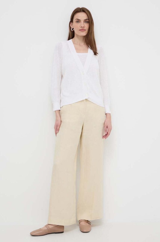 Odzież Max Mara Leisure kardigan i top 2416381018600 biały