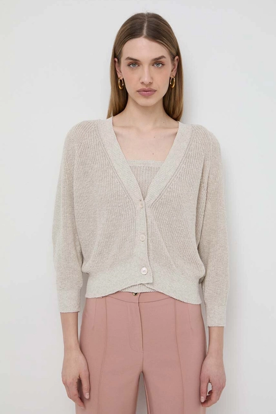 Max Mara Leisure cardigan și top subtiri bej 2416381018600