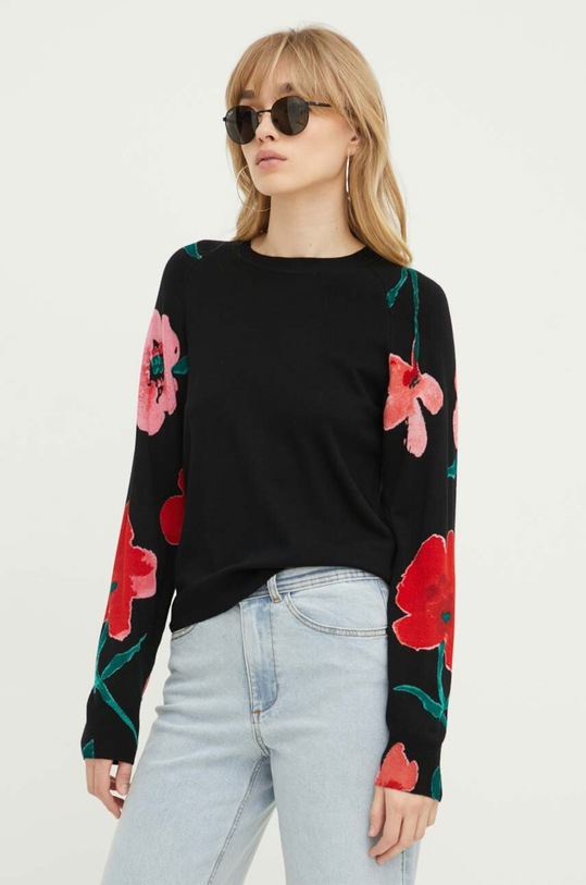 Desigual sweter DEMIS pozostałe czarny 24SWJF08