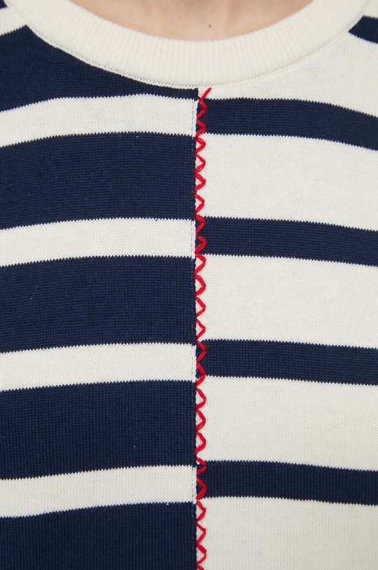 Bavlněný svetr Desigual TULA 24SWJF12 béžová