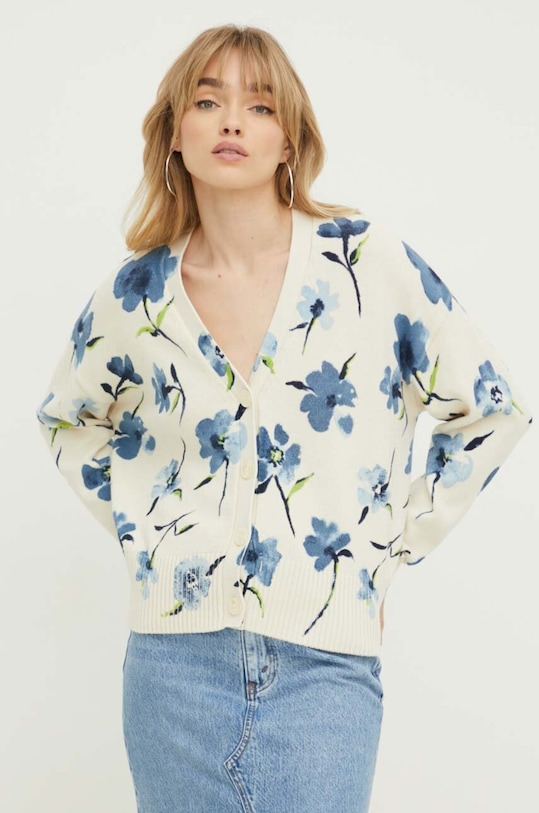 Desigual kardigan MANTIS pozostałe beżowy 24SWJF28