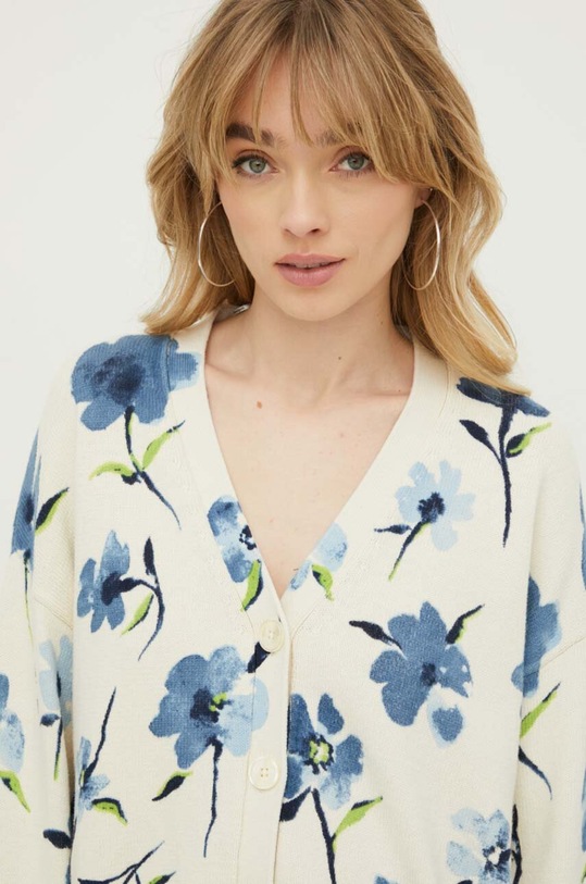 Desigual kardigan MANTIS beżowy 24SWJF28