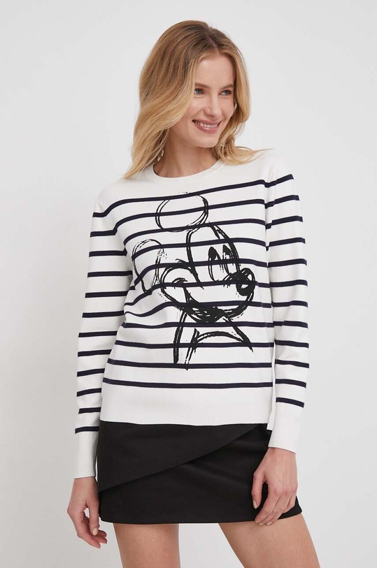Desigual sweter x Disney MY MICKEY pozostałe beżowy 24SWJF33
