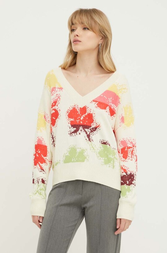 Desigual pulover bej 24SWJF37