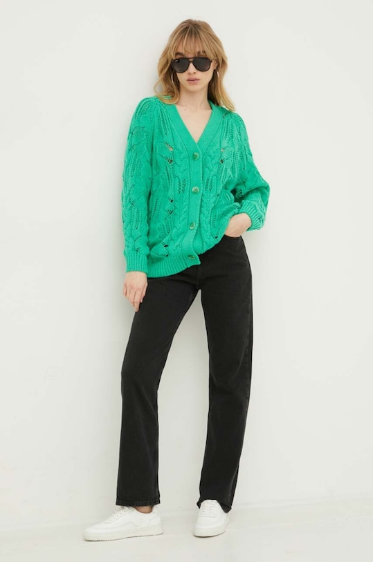 Desigual kardigan JANIS 24SWJF45 zielony SS24