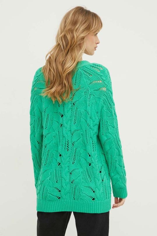 Odzież Desigual kardigan JANIS 24SWJF45 zielony