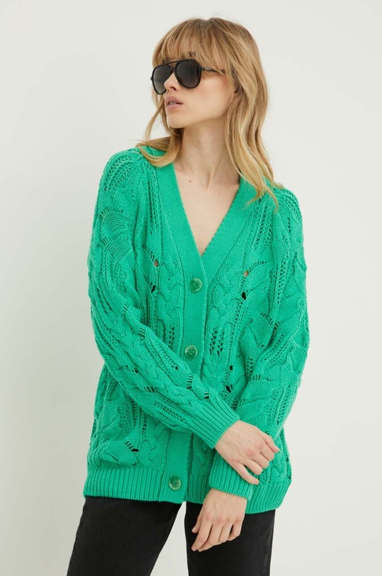 Desigual kardigan JANIS zielony 24SWJF45